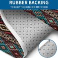 thumbnail image 4 of Colorful Geometric Striped Pattern Bathroom Rugs Sets 3 Piece,Toilet Cover Set,Absorbent Non Slip Bathroom Mats Sets with U-Shaped Contour Rug Toilet Rug Set, 4 of 5