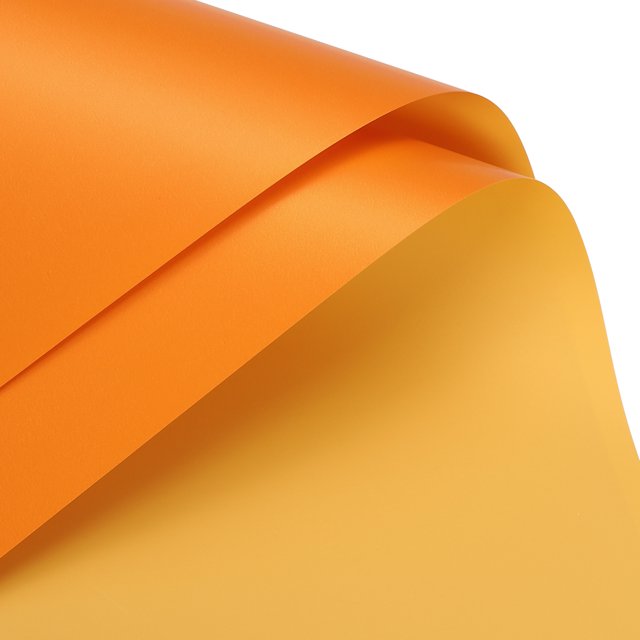 Unique Bargains Double Sided Color Flower Wrapping Paper Yellow 22.8'x22.8' Waterproof 20 Pack