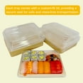 thumbnail image 4 of Kitchsy Disposable Trays 1.0L with Lids - Take-Out Serveware for Sushi, Tapas, BBQ,  Appetizers - Perfect for Parties, Restaurants, Picnics (Pack of 25), 4 of 8