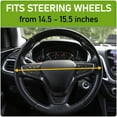 thumbnail image 5 of Auto Drive Gray Fluffy Pom-Pom Ears Steering Wheel Cover, 5 of 9
