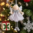 thumbnail image 5 of Christmas Angel Doll Pendant, Plush Hanging Ornament, Tree Decoration Festival Gift for Home Use, 5 of 6
