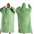 thumbnail image 3 of Oversized Hoodie Sweatshirt Wearable Blanket, Super Soft Warm Comfortable Blanket for Women Men Best Gift with big Pocke Warm clothing, 3 of 11