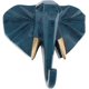 thumbnail image 1 of Ganchos de pared con forma de elefante azul oscuro, ganchos resistentes, ganchos creativos multiusos para ropa, sombreros, bufandas, vestidos, toallas y bolsos, ganchos para almacenamiento en el hogar, 1 of 5