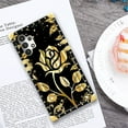 thumbnail image 6 of FKBRCL4U Compatible with Samsung Galaxy A32 5G Case, Shine Gold Rose Luxury Golden Decoration for Girl Women Soft TPU Shockproof Protective Hard PC Back, 6 of 7
