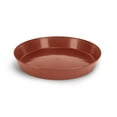 thumbnail image 2 of 16 Inch (14.25 Inch Base) Single Plant Saucer - Terra Cotta Colored Polypropylene - Heavy Duty Indoor/Outdoor Tray and Drip Pan - Collects Flower Pot Excess Water Made in USA, 2 of 8