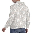 thumbnail image 6 of Lsque Rabbit And Heart Pattern Casual Men's Hoodie,Hooded Sweatshirt with Kangaroo Pocket,Pullover Hoodie-4X-Large, 6 of 7