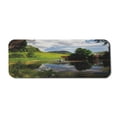 thumbnail image 1 of Nature Computer Mouse Pad, Lake by Meadow in a Sunny Day Rural Country Valley Scottish Summertime Landscape, Rectangle Non-Slip Rubber Mousepad Large, 31" x 12" Gaming Size, Multicolor, by Ambesonne, 1 of 2