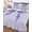 Purple, variant on Quilt King Size Bedding Set, Pink Bow Reversible Summer Quilt 3 Pieces, Cute Watercolor Girls Cartoon Luxury Lightweight Bedspreads Coverlets with 2 Pillow Shams for All Seasons