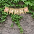thumbnail image 3 of Toddmomy Burlap Banner Pink Multi Heart Swallowtail Linen Mother's Day Door Banner Happy Decoration 1Set, 3 of 8