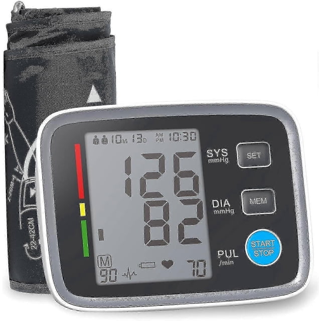 Adjustable BP Cuff - Accurate Blood Pressure Monitor for Arm - 21 Inch Cuff - Lo