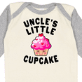 thumbnail image 4 of Inktastic Uncles Little Cupcake Girls Long Sleeve Baby Bodysuit, 4 of 5