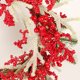 thumbnail image 4 of Moyic Guirnalda navideña de piña artificial, guirnaldas decorativas de flocado, conos de pino, colgante de aro de bienvenida, decoración para el Kits de decoración para fiestas Moyic HA069493-00, 4 of 6