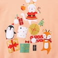 thumbnail image 3 of Emy Dola Little Girls Christmas Sweatshirts Cotton Long Sleeve Crewneck Pullover Toddler Kids Winter Warm Shirt Sweater Tops 2t-7t, 3 of 7