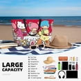 thumbnail image 4 of Lsque Sanrio Beach Travel Bag - Water-Resistant, Large Capacity Lightweight Tote with 7 Pockets for Women and Men - Perfect for Beach, Pool, Gym, and Travel, 4 of 6