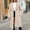 Beige, variant on Faux Fur Coats for Women Lapel Collar Open Front Fuzzy Winter Jacket Long Winter Coats for Women