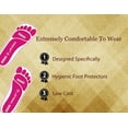 thumbnail image 4 of Almohadillas desechables para bronceado en aerosol para pies, 25 pares (50 pies), 4 of 9