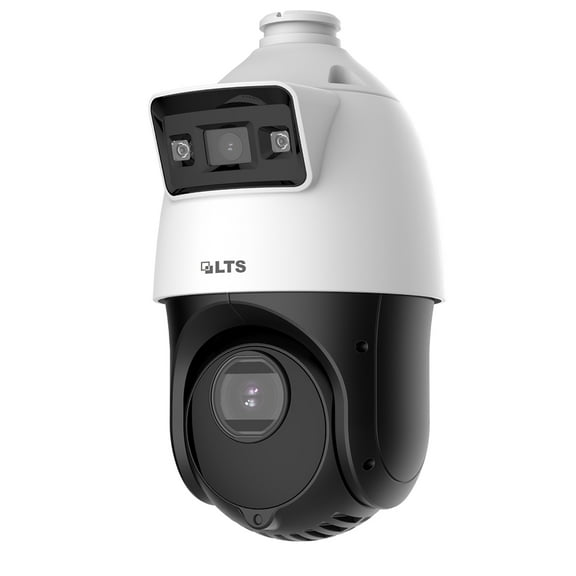 LTS PTZIP4C44W-X25IR IP 4MP 2.8mm Color & 4.8-120mm Tracking Dual Lens PTZ Camera LTPTZIP4C44W-X25IR