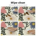 thumbnail image 4 of Nawypu  Blue Yellow Daisy Floral Table cover Round Summer Honey Bee Tablecloths Washable Flower Outdoor Table Clothes Circle Table Cover for Dining Room Picnic Party Home Decor, 4 of 7