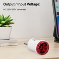 thumbnail image 4 of Probador lámpara piloto Detector medidor voltaje CA 50-500V enchufe europeo para herramienta electricista, 4 of 9