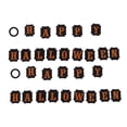 thumbnail image 4 of Pancarta negra de feliz cumpleaños, 28 Uds., pancarta de Halloween, decoraciones de Halloween, pancarta colgante de Halloween, confiabilidad excepcional Jadeshay A, 4 of 8