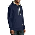 thumbnail image 3 of Champion Authentic Originals Sueded Fleece Pullover Hood (AO600) Navy Heather, L, 3 of 5