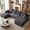 Grey, variant on NNSNG 134" Modular Sectional Sofa,Oversized U Shaped Cloud Couch for Living Room Modern Upholstered Deep Seat Couch, No Assembly Required,6-Seat, Black