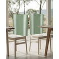thumbnail image 4 of nqOlkjepod Dark Sage Green Chair Covers Set of 4, Decorative Chair Back Cover, Farmhouse Sage Green White Striped Dining Room Chair Slipcovers Removable Chair Protectors Covers for Party Banquet, 4 of 7
