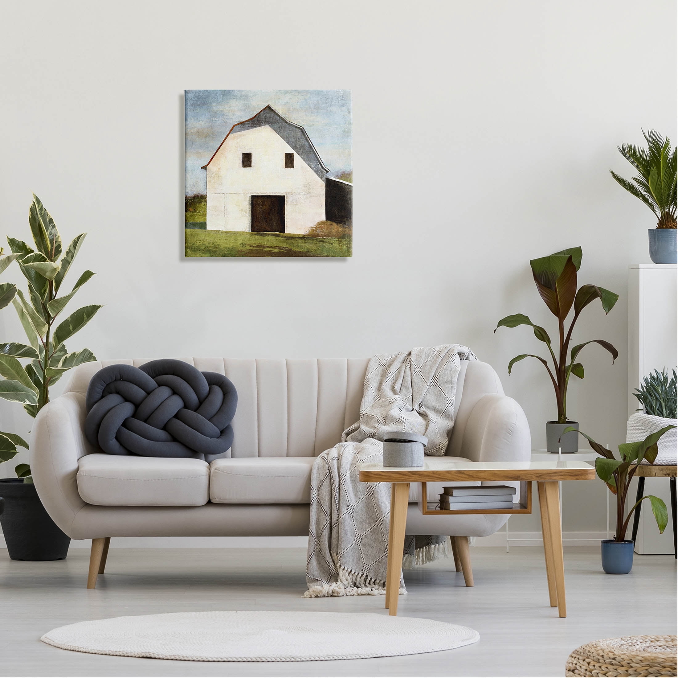 Stupell Industries Rural Barn Farm Painting Painting Gallery Wrapped Canvas Print Wall Art, Design by Suzanne Nicoll