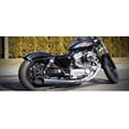 thumbnail image 2 of Burly Slammer Motorcycle Lowering Chrome 10.5" Rear Shocks (B28-1202), 2 of 3