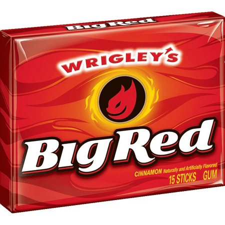 Wrigley's Big Red Cinnamon Gum, single pack