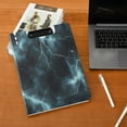 thumbnail image 5 of FORMRS A4 Clipboard Folder with Pen Holder Horizontal Foldable School Office Binder, Lightning Pattern, 5 of 9