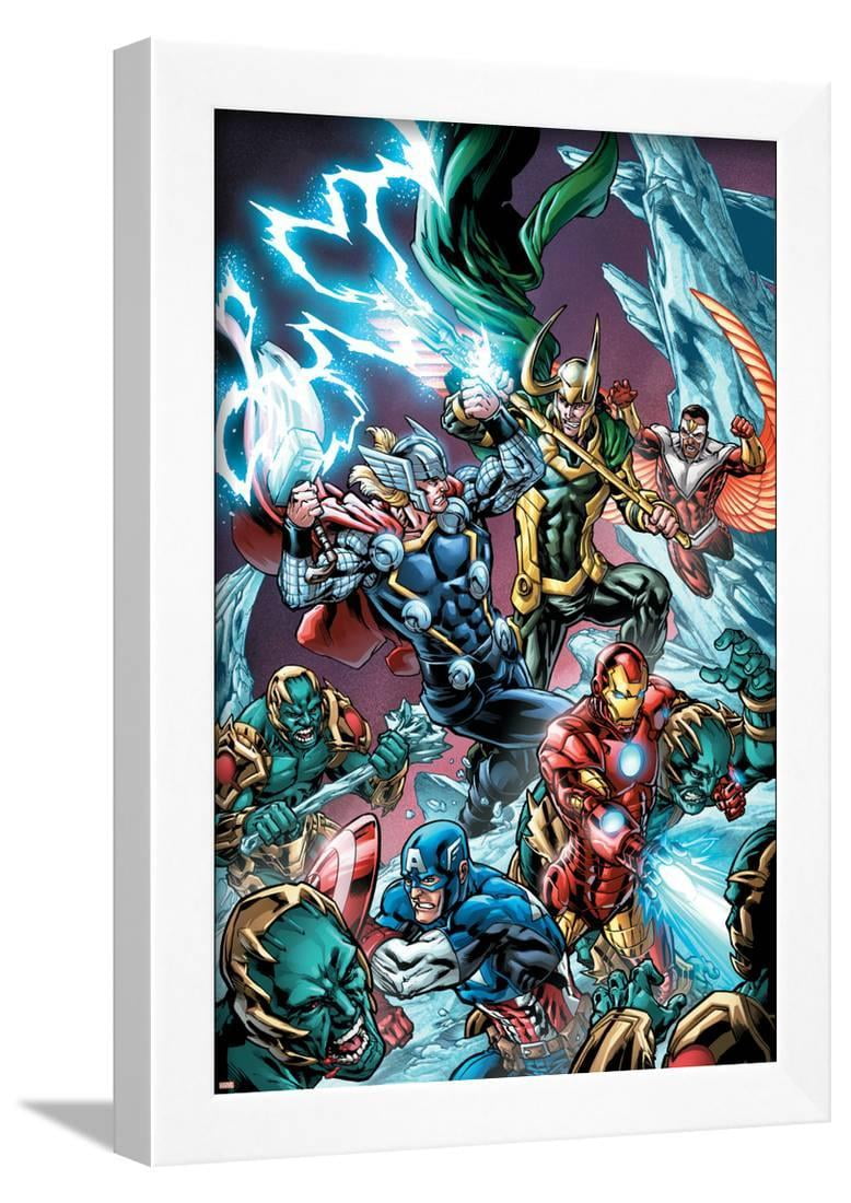 Art CANVAS PRINT The Avengers Iron Man war Home Wall Decor Captain America12x18
