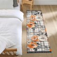 thumbnail image 3 of Yayeee Runner Rug for Bedroom 2'x6' Machine Washable Hallway Non Slip Mat, Plaid Floral, 3 of 8