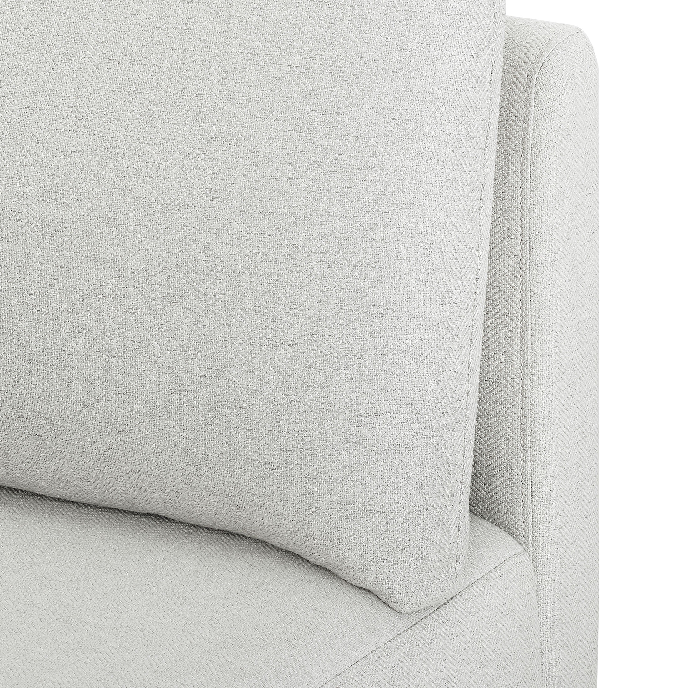 Beautiful Drew Modular Sectional Sofa with Ottoman by Drew Barrymore, Porcini Taupe
