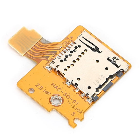 BIMZUC Micro Memory Card Slot Socket Card Reader Board Replacement for Nintendo Switch NS Console, 5.11 x 3.14 x 0.39 Inches / 13.00 x 8.00 x 1.00 cm Aluminum ABS Repair Tool Accessory Part