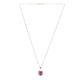 thumbnail image 3 of Collar Zvezda Heart color Rose plata .925 Zvezda ZCO-HEAR14-ROS, 3 of 4