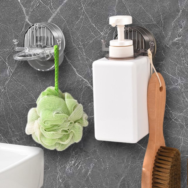 Percha de Plástico onlyliua para Champú con Ventosa Soporte para Botellas de Ducha