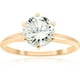 Huge 14k Yellow Gold 1 1/2 ct Round Solitaire Diamond Engagement Ring Lab Grown - image 1 of 3