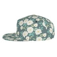 thumbnail image 3 of Haiem Flower Classic Snapback Cap Flat Bill Hat Baseball Cap Adjustable Size Cotton Dad Hat, 3 of 9
