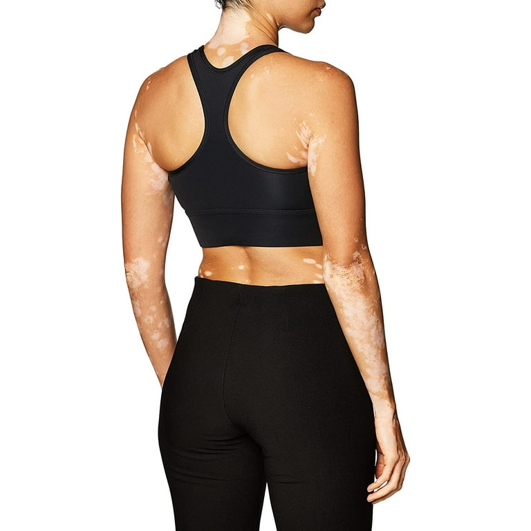 Nike Womens Swoosh Long LINE Bra CZ4496-010 Size S Black/White : :  Clothing, Shoes & Accessories