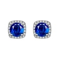 thumbnail image 1 of CREATITOY 1 Ensemble Boucle d'Oreille 1-Carat Diamant Simulé - Design Micro-Incrusté, Bijou de Luxe Cadeau pour Femmes, 1 of 4