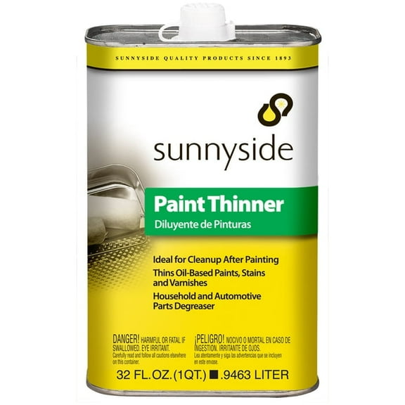 Sunnyside Paint Thinner - Mineral Spirits - 1 Quart