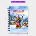 thumbnail image 5 of Hello Welcome Winter The Ski Bloodhound Snowy Day Spiral Bound Journal Dog Lover 5x7in Spiral Notebook - 13013, 5 of 5