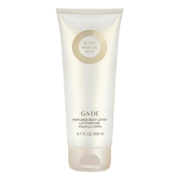 GA-DE Icon Musk Oil Gold Perfume Body Lotion, Body Lotion for Women, 6.7 oz