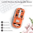 thumbnail image 2 of Mouse inalámbrico Bluetooth 5.1 recargable y silencioso A.JAZZ, 2 of 9