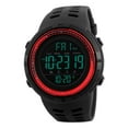 thumbnail image 2 of facefd 1251 Mens Digital Sports Watch Waterproof Stopwatch Countdown Red, 2 of 7