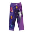 thumbnail image 4 of Daiia Astronaut Women's Sleep Pant with Pockets and Drawstring,Pajama Pants-Large, 4 of 9