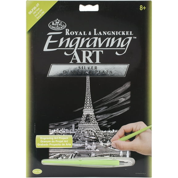 SILF Series | Engraving Art™ 8" x 10" Silver Foil Projects
