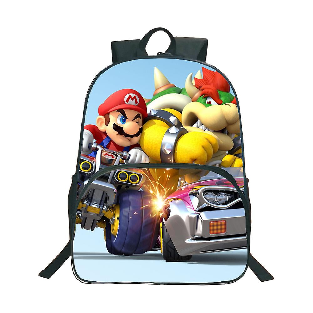 Mario Backpack Children s School Bag Mario School Bag Mario Brothers 3d Printed Cartoon School Bag For Boys Primary School And Middle School Students Walmart