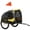 Yellow, variant on Aosom Dog Bike Trailer with Hitch Coupler, Wheels for Medium Dogs, Yellow